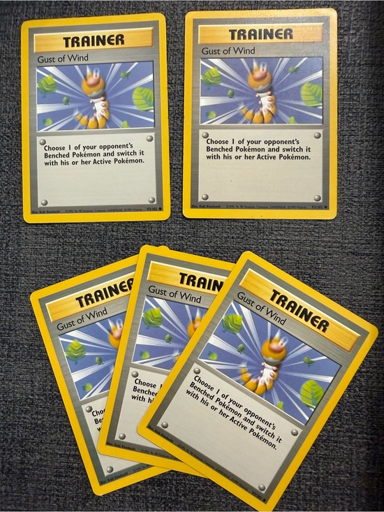 trainer gust of wind pokemon card value - (93/102) - Base Set : Buy Online at Best Price in KSA Choose 1 of your opponents Benched Pokemon and switch it with his/her Active Pokemon. Gust of Wind - Base